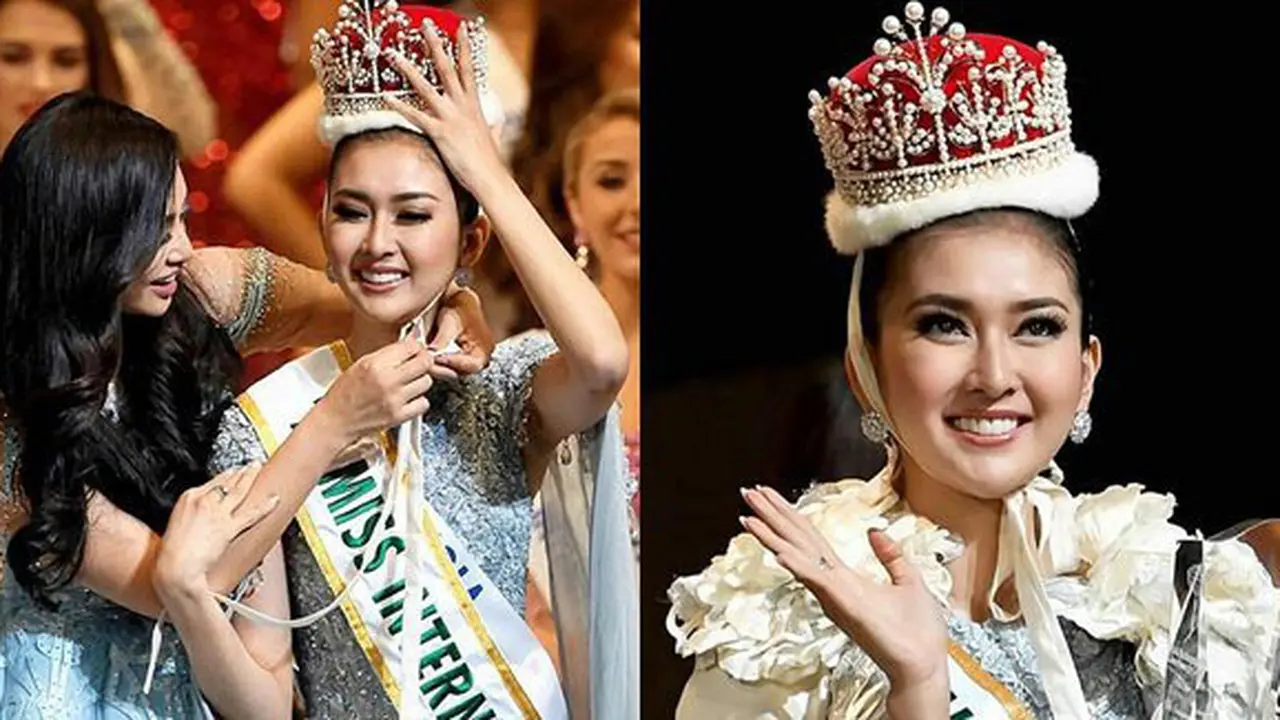 Kevin menjadi Miss International 2017/copyright: instagram/officialputeriindonesia