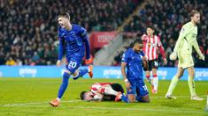 Chelsea berpesta gol saat menyambangi Southampton di St. Mary's Stadium dalam duel lanjutan Premier League 2024/2025. Pasukan Enzo Maresca menang dengan skor telak 5-1. (Andrew Matthews/PA via AP)