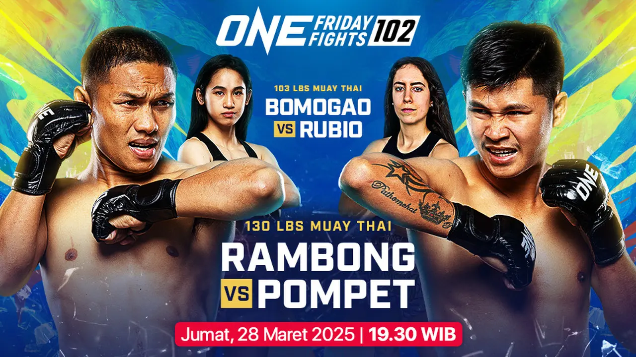 Jadwal Live Streaming ONE Championship: ONE Friday Fights 102 di Vidio