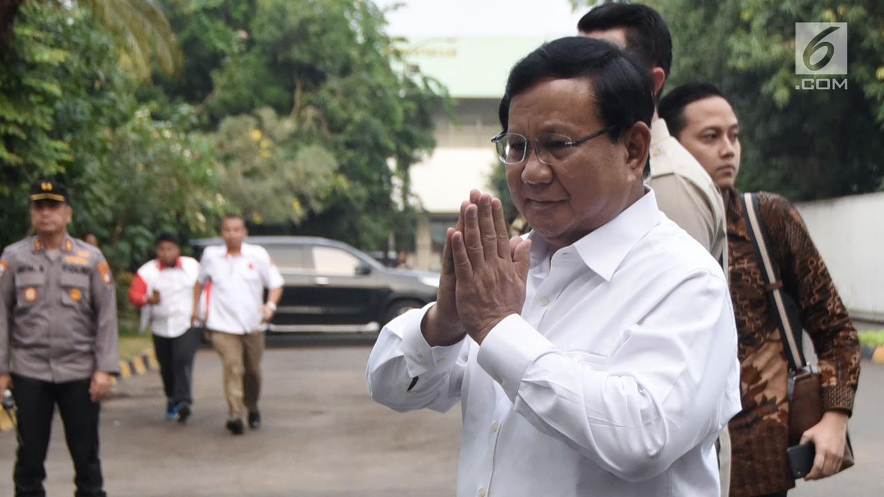 Prabowo Subianto dan Sandiaga Uno Tes Kesehatan