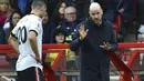 Hasil positif ini membawa Man United ke posisi tiga, melangkahi Newcastle, dengan raihan 59 poin. (AP Photo/ Rui Vieira)