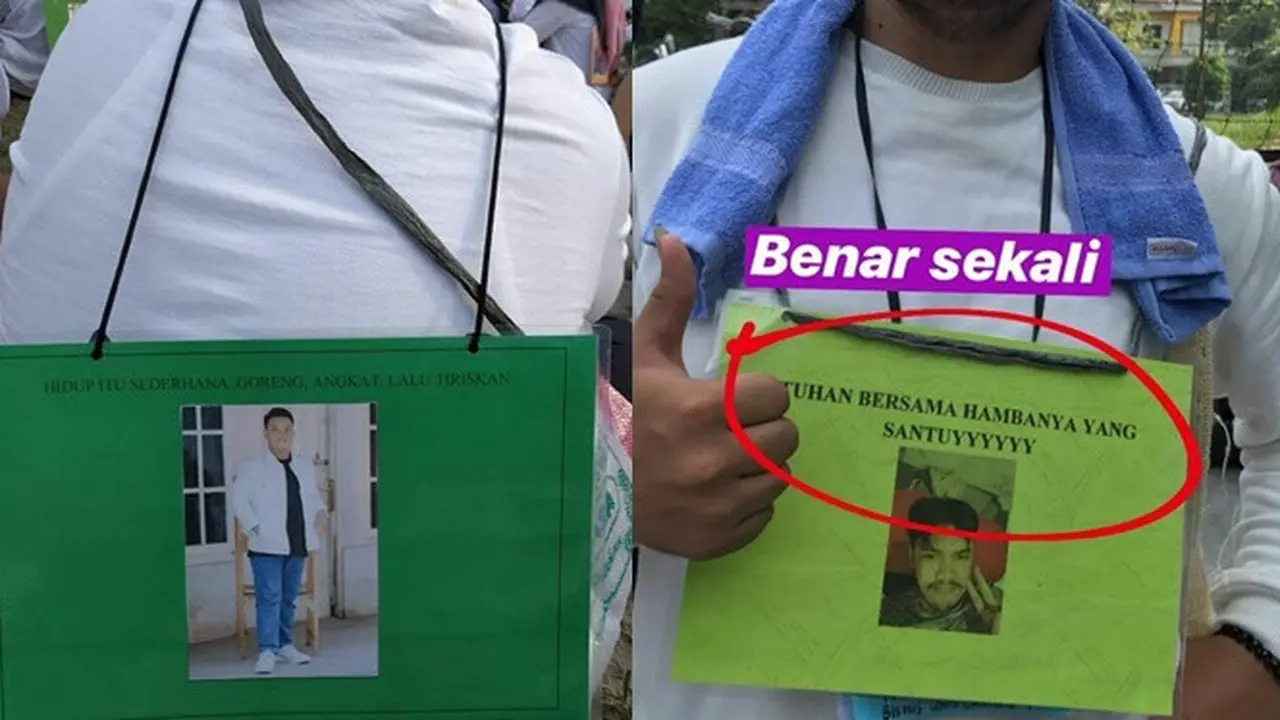 Potret 6 Name Tag Ospek Ini Sukses Bikin Geleng-geleng