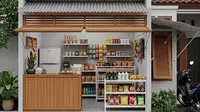 7 Desain Warung 2x3 Meter Paling Optimal, Kecil Tapi Untung Maksimal