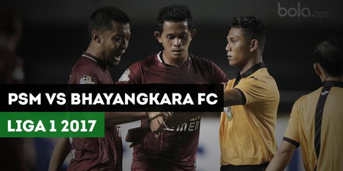 VIDEO: Kalahkan Bhayangkara FC, PSM Makassar Kukuh di Puncak Klasemen Liga 1