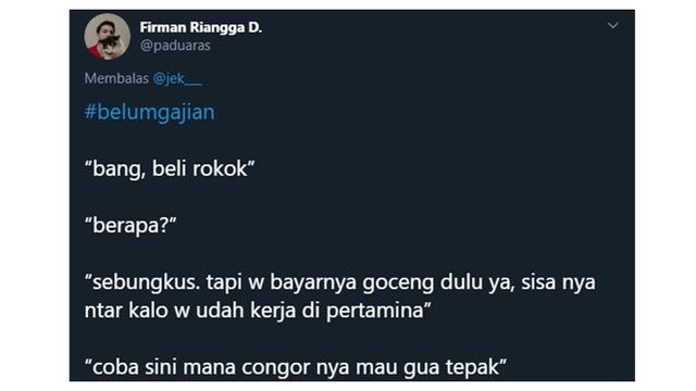 Obrolan Kocak Saat Belum Gajian Ini Bikin Ketawa Miris