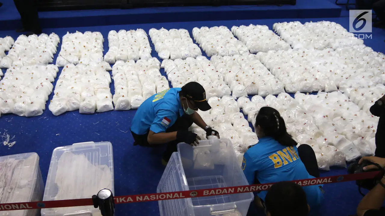 BNN Gagalkan Penyelundupan 1 Ton Sabu di Batam