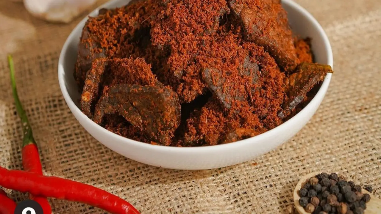 Masakan Rendang Kering