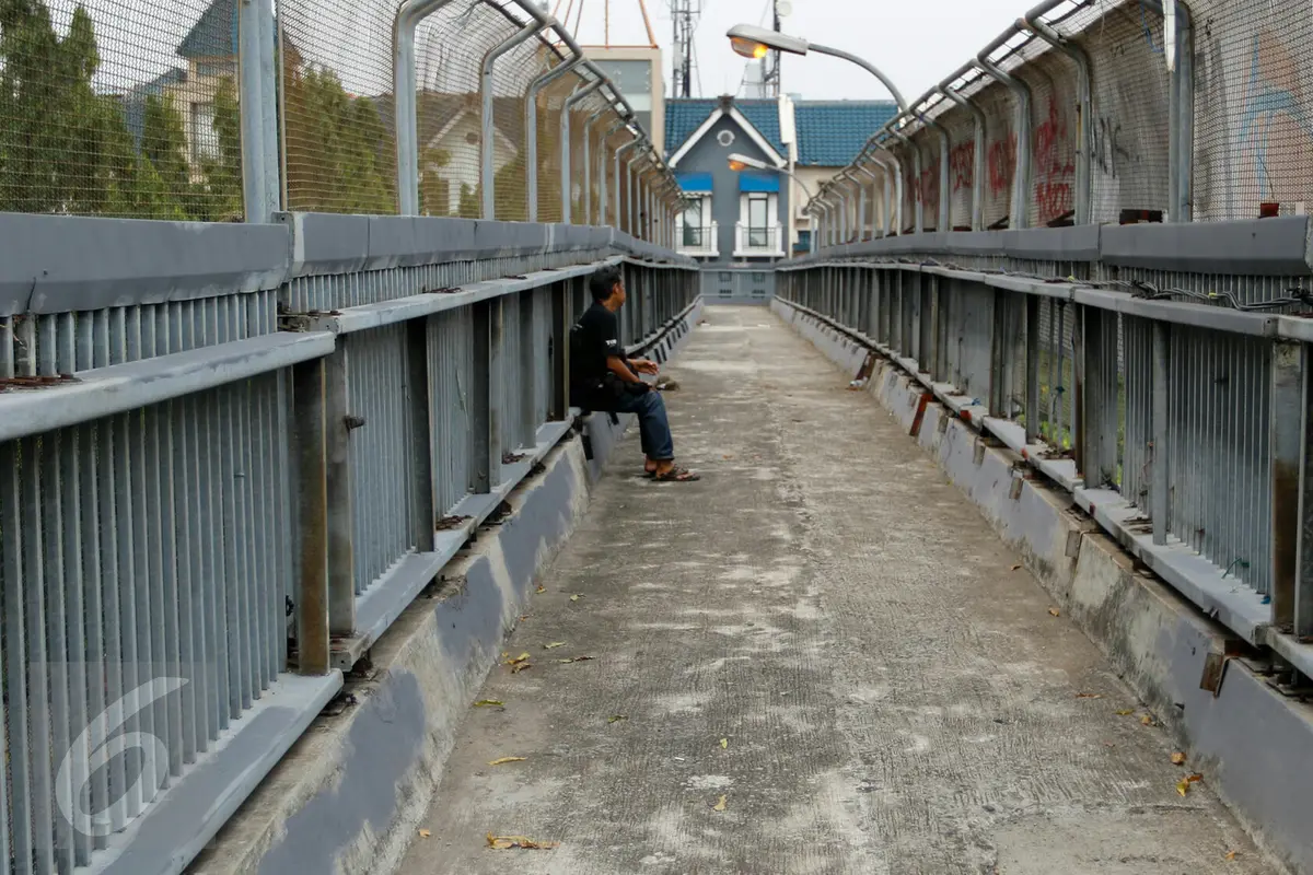 20151127-Lokasi TKP pemerkosaan di JPO Lebak Bulus-Jakarta