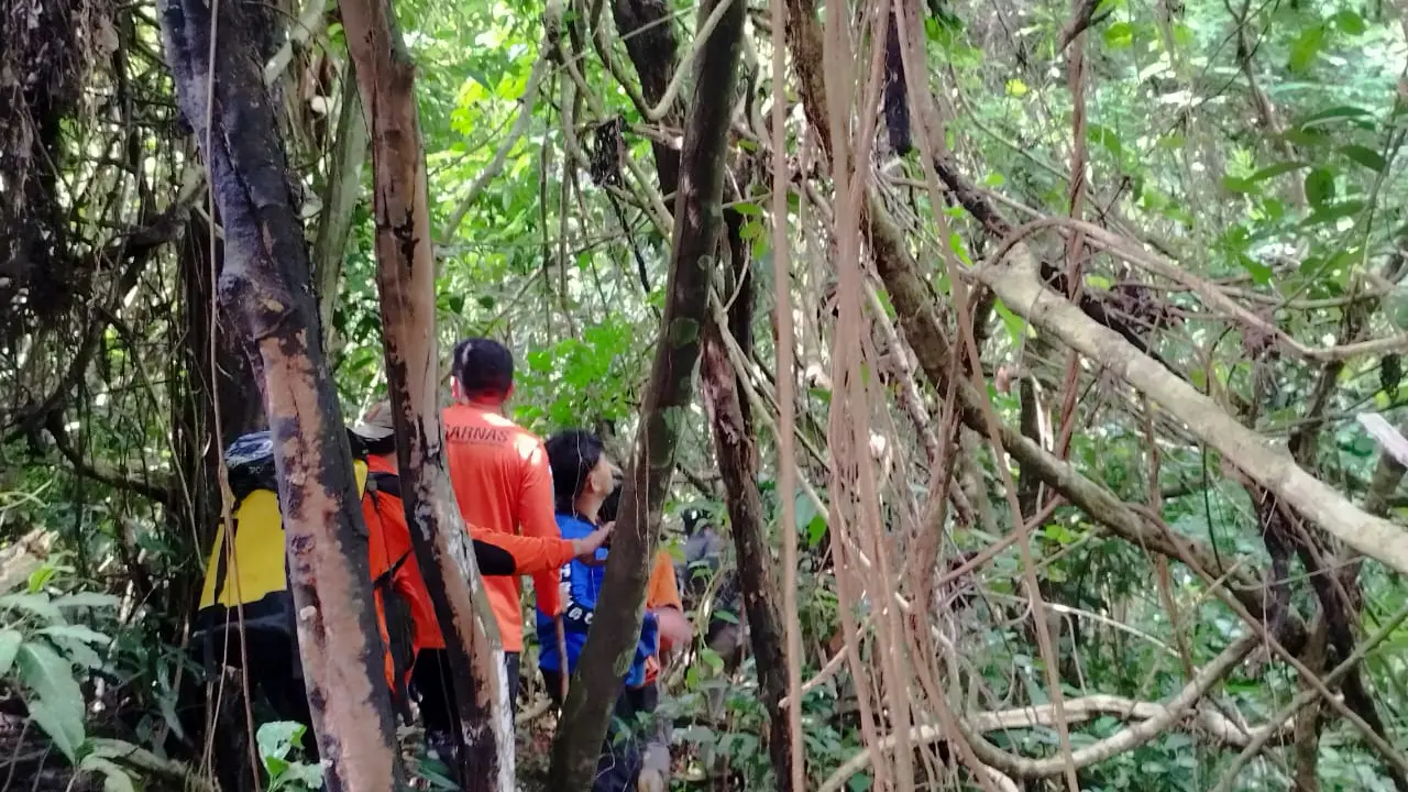 Proses pencarian Daeng Malla (65), warga yang dilaporkan hilang misterius sejak 9 November 2025 di Hutan Gowa. (Dok. Istimewa)