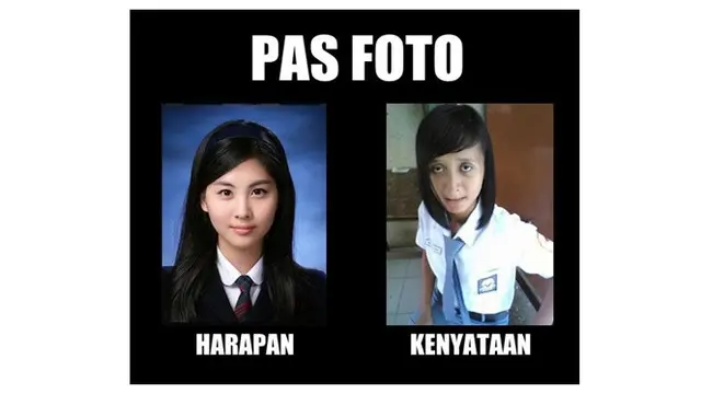 6 Meme Pasfoto Ini Kocak