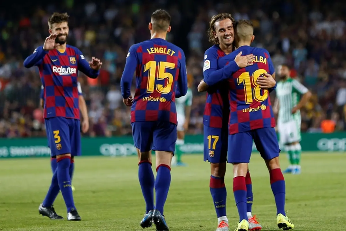 Penyerang Barcelona, Antoine Griezmann.