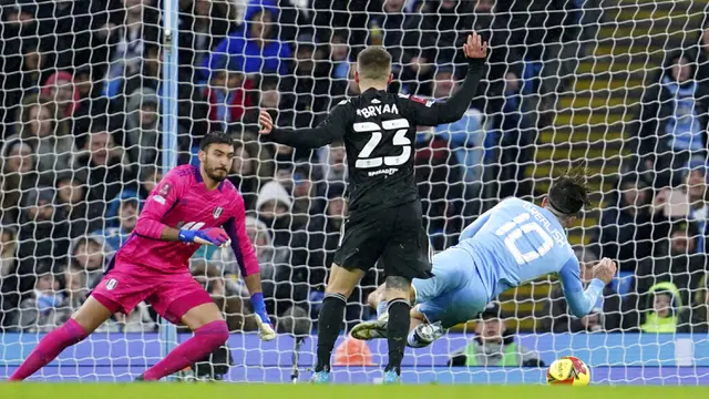 FOTO: Manchester City Hajar Fulham di Etihad Stadium