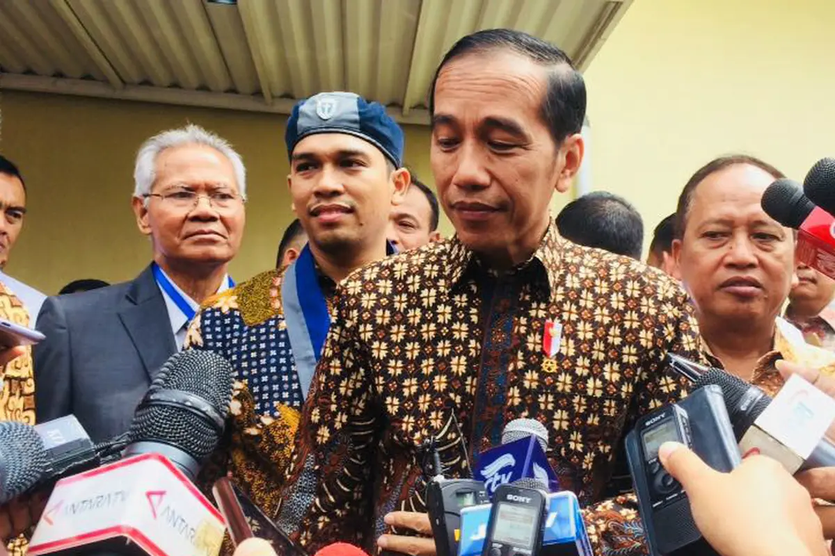 Presiden Jokowi membuka Kongres XXXVI Gerakan Mahasiswa Kristen Indonesia (GMKI).
