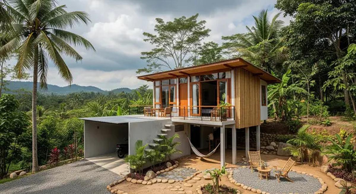 8 Inspirasi Rumah Kecil Bergaya Modern yang Tetap Asri dan Hemat Biaya di Kampung