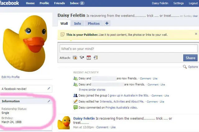 Jangan sembarang memasukkan data pribadi ke dalam jejaring sosial