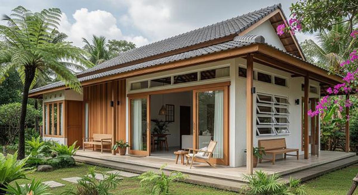 8 Model Rumah Sederhana Nuansa Japandi Cocok untuk Udara Panas, Bikin Lebih Asri