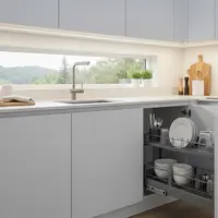 Rak Piring Tarik untuk Dapur. (AI Generated)