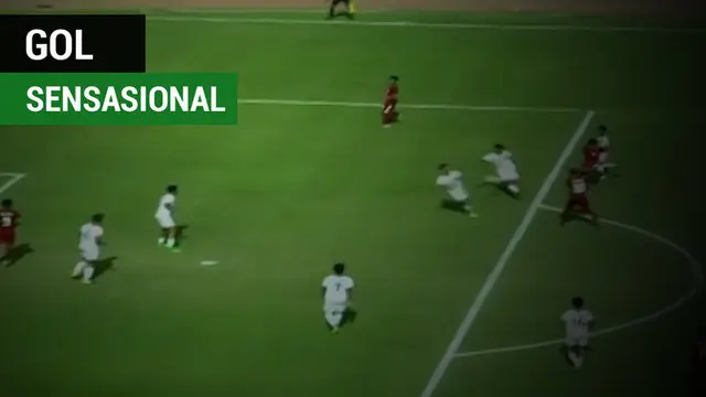 Berita video gol sensasional Timnas Indonesia U-19 ke gawang Brunei pada laga terakhir Grup B Piala AFF U-18 2017, Kamis (13/9).