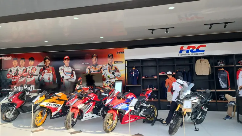 Booth Honda di MotoGP Indonesia 2023