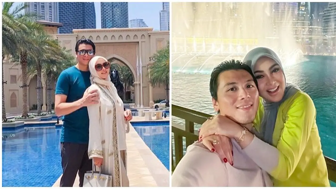 8 Momen Liburan Syahrini dan Reino Barack di Dubai, Tampil Mesra