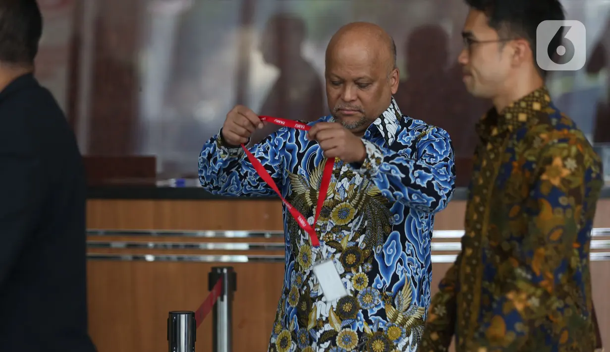 Ilham Akbar Habibie tiba di Gedung Merah Putih KPK sekitar pukul 12.48 WIB. (Liputan6.com/Helmi Fithriansyah)