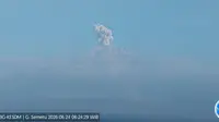 Gunung Semeru Erupsi Pagi Ini, Kolom Abu Capai 600 Meter