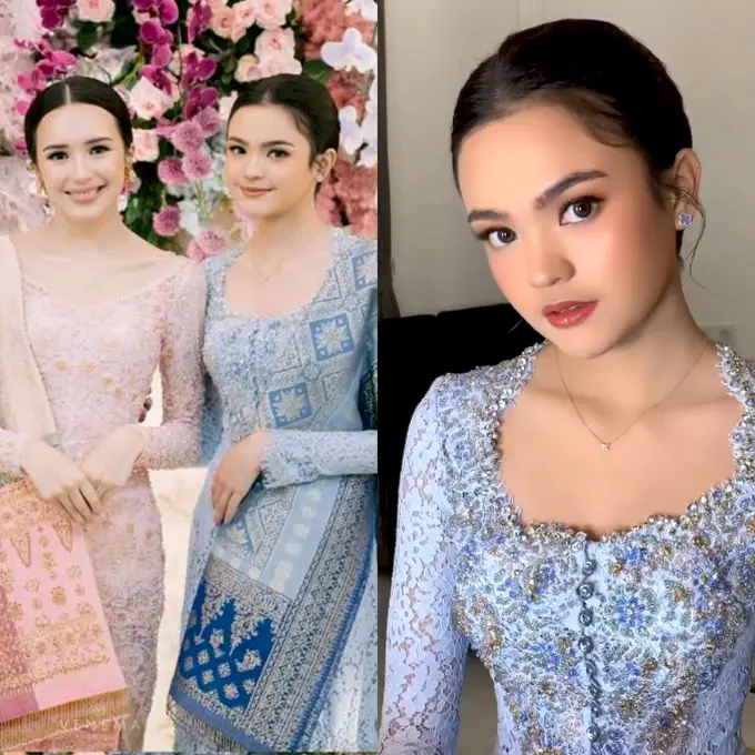 Kakak-Adik Good Looking, Pesona Anggun Cut Keysha Berkebaya di Acara Pertunangan Beby Tsabina