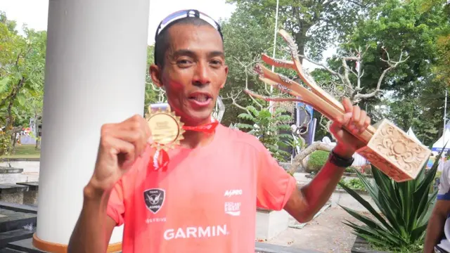Agus Prayogo dan Odekta Berjaya di Indonesia International Marathon 2022
