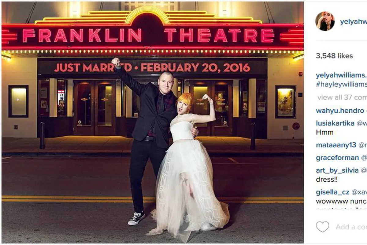 Hayley Williams dan Chad Gilbert