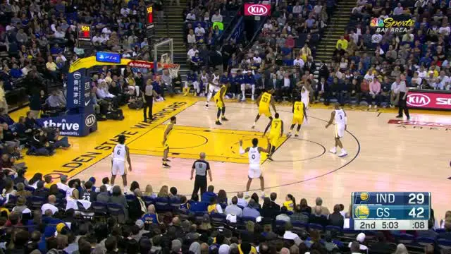 VIDEO : Cuplikan Pertandingan NBA, Pacers 92 vs Warriors 81