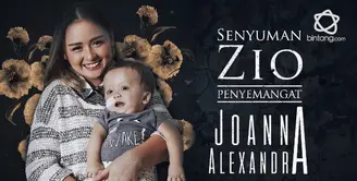 joanna Alexandra tabah menerima kenyataan anak ke-4 nya memiliki kelainan, namun ia tak kecil hati suatu saat Zio pasti akan tumbuh normal.