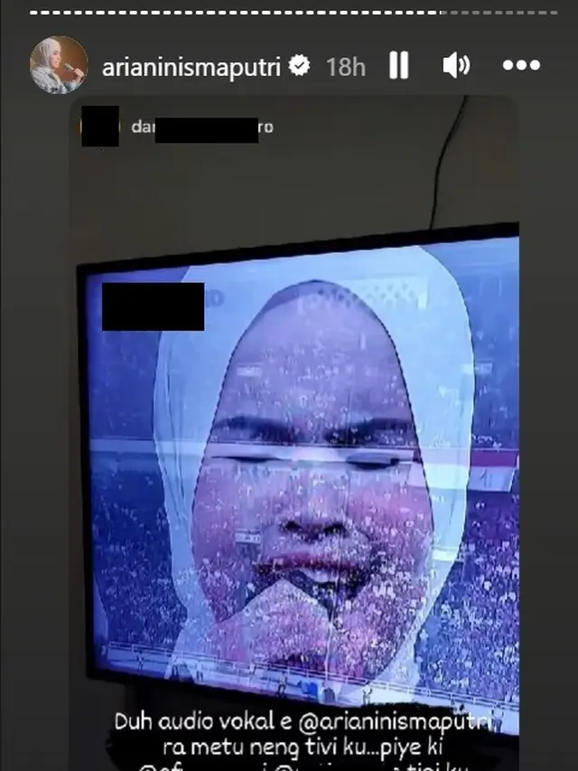Putri Ariani Buka FIFA Matchday Indonesia Vs Argentina