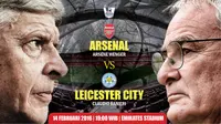  Arsenal vs Leicester City (liputan6.com/desi)