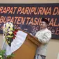 Wakil Gubernur Jawa Barat Uu Ruzhanul Ulum Dalam perayaan HUT k-389 Kabupaten Tasikmalaya.