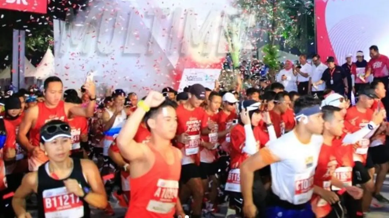 Kemeriahan Kemala Run 2024 di Indonesia Convention Exhibition (ICE) Serpong Damai (BSD), Tangerang Selatan, Minggu 9 Juni 2024. (Foto: Humas Polri)