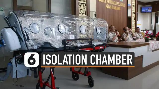 Isolation Chamber atau tabung isolasi berfungsi sebagai alat mengangkut penumpang yang diduga terpapar Virus Corona ke rumah sakit rujukan. Hal tersebut untuk menghindari resiko virus menyebar selama penanganan dan pengangkutan pasien.