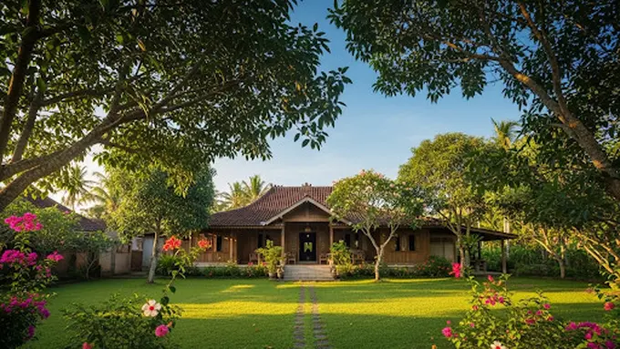 Rumah dengan Halaman Luas