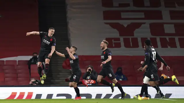 Arsenal Ditahan Imbang Slavia Praha di Emirates