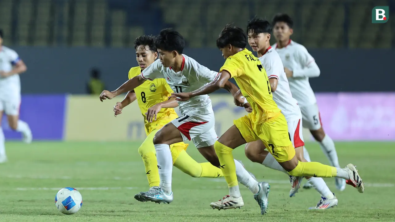 Foto: Peluang Timnas Indonesia U-17 Melaju ke Semifinal Piala AFF Semakin Tipis setelah Tunduk dari Malaysia