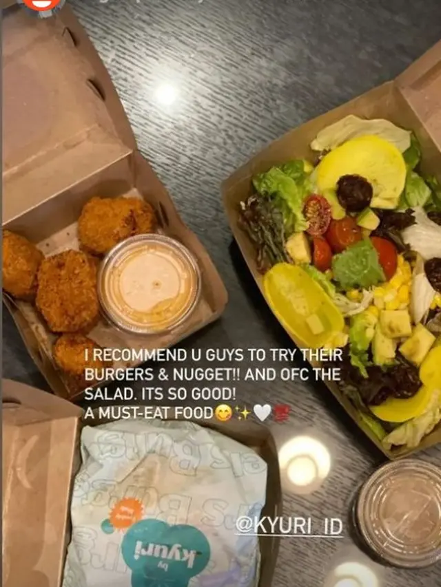 Regina Poetiray merekomendasikan burger sehat