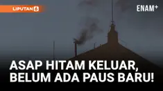 Asap Hitam Keluar, Tanda Belum Ada Paus yang Baru...