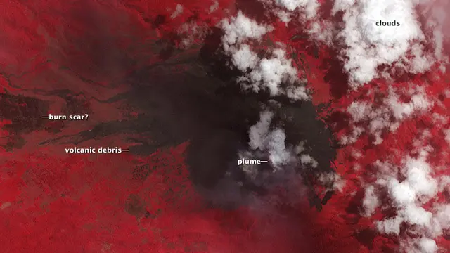 Gunung Soputan NASA