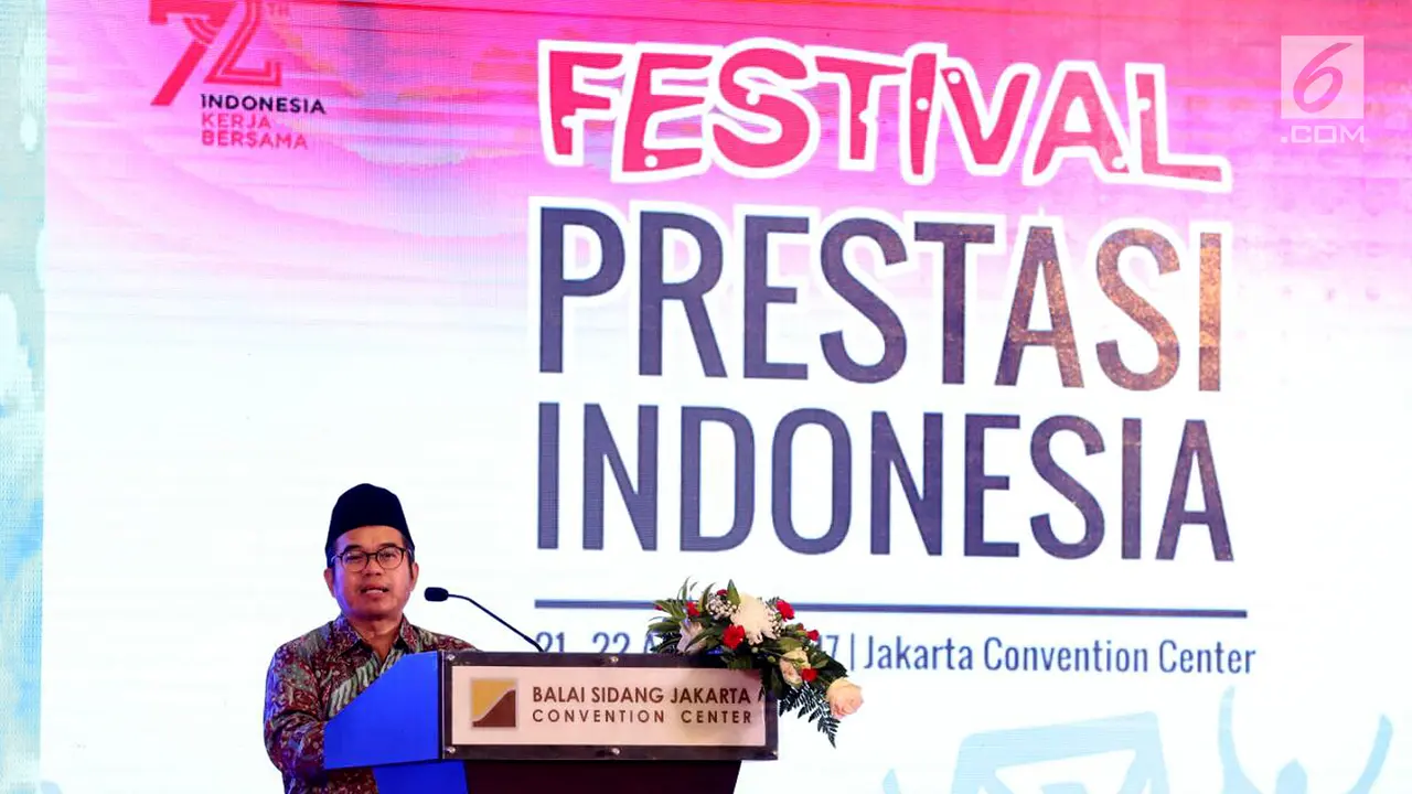 PHOTO: Kepala UKP Pancasila Yudi Latif Buka Festival Prestasi Indonesia 