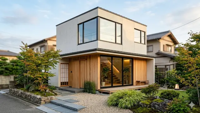 Model Rumah Kotak Ala Jepang