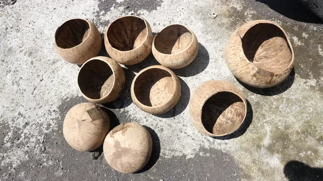Berbekal Batok Kelapa, Pria Lumajang Ini Bangkit dari Pandemi
