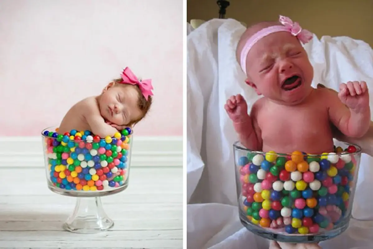 [Bintang] 10 Foto Super Lucu Pemotretan Bayi yang Gagal, Wajib Lihat!