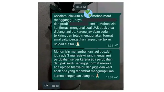 6 Balasan Chat Dosen Cuek Ini Bikin Mahasiswa Elus Dada