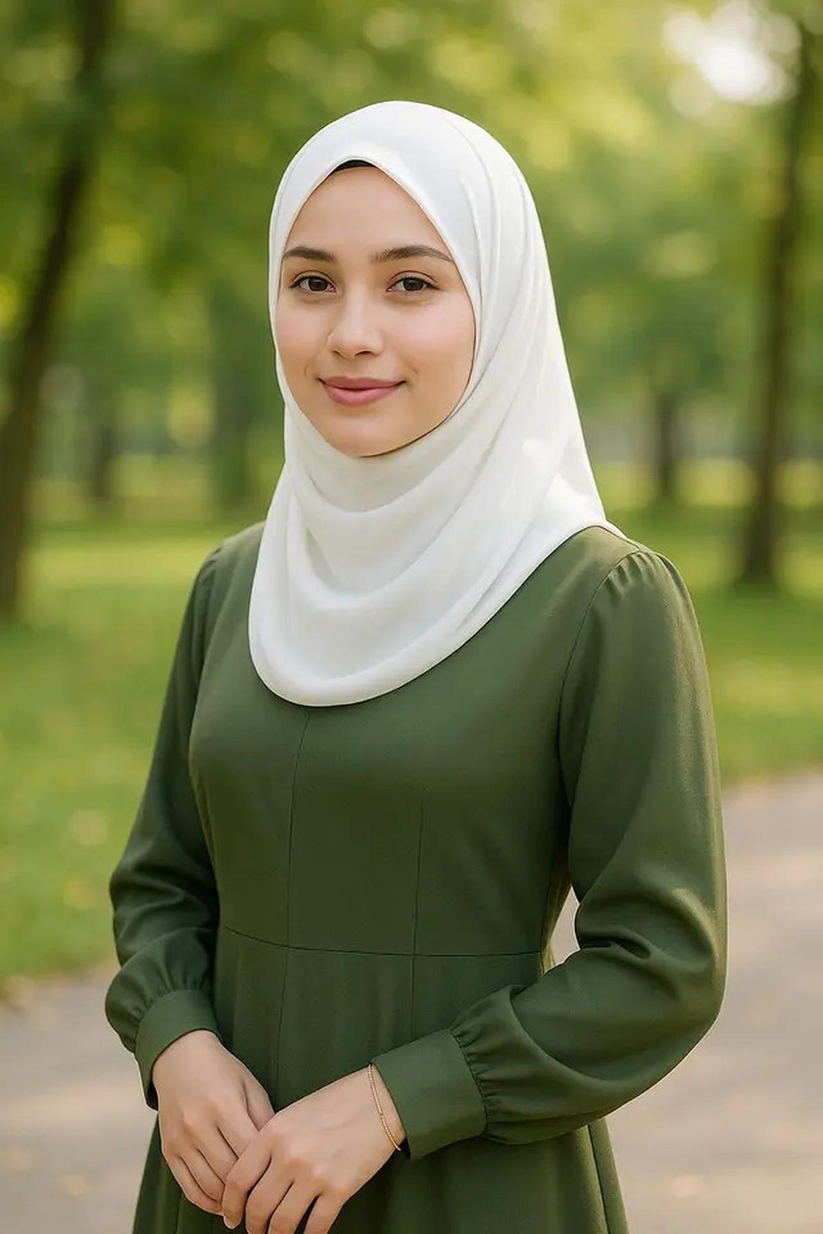Gamis Army Cocok dengan Jilbab Warna Apa? Ini Rekomendasi dan Contohnya