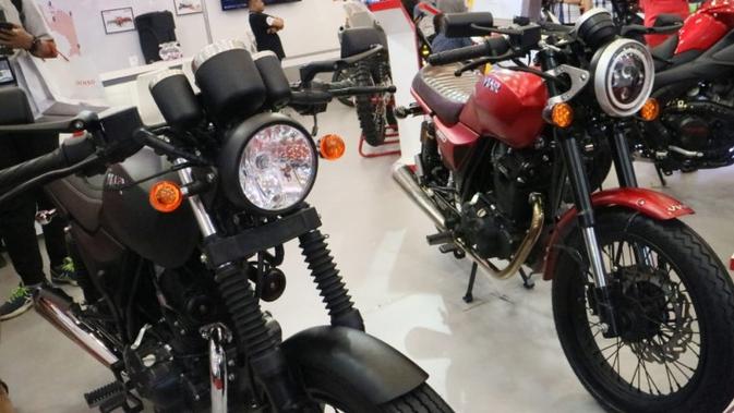 Viar Vintech 200 dan 250 jadi motor terbaru yang dipamerkan di GIIAS 2018. (Herdi Muuhardi)