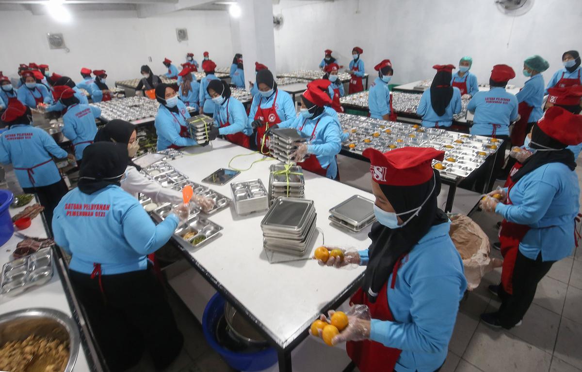 Dapur Makan Bergizi Gratis di Depok
